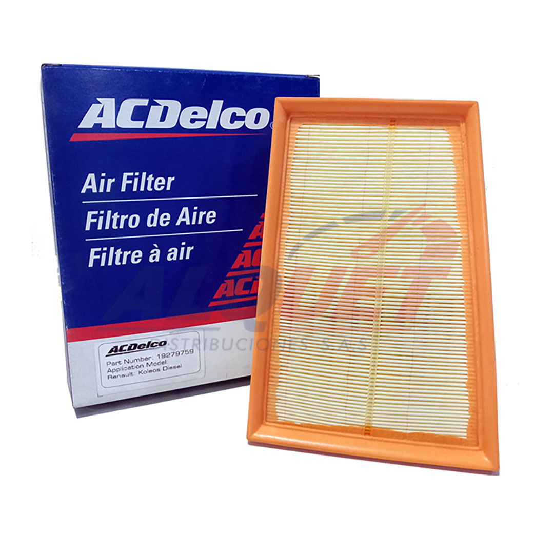 FILTRO 19279759 AIRE RENAULT KOLEOS DIESEL/AIP-750