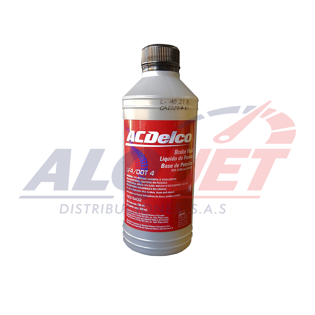 LIQUIDO  FRENOS Líquido para Frenos DOT4 x 250 ml  Cod. 19315431