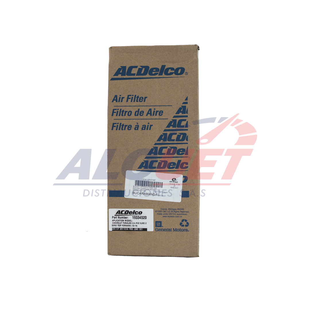 FILTRO 19334520 AIRE SEC FVR EURO2-FVZ EURO 2/AP-3722/AIP-890INT