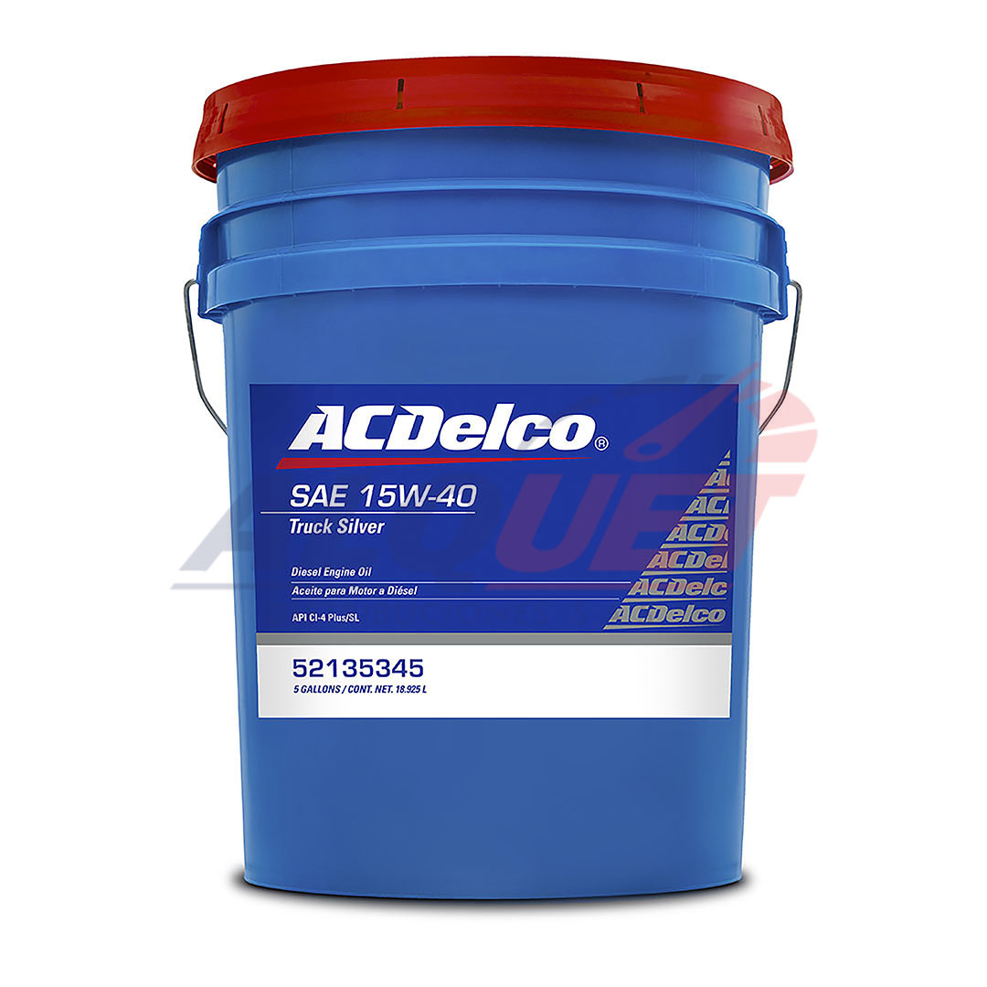 ACDELCO TRUCK SILVER SAE 15W40 CI-4 Plus Balde 5 gal