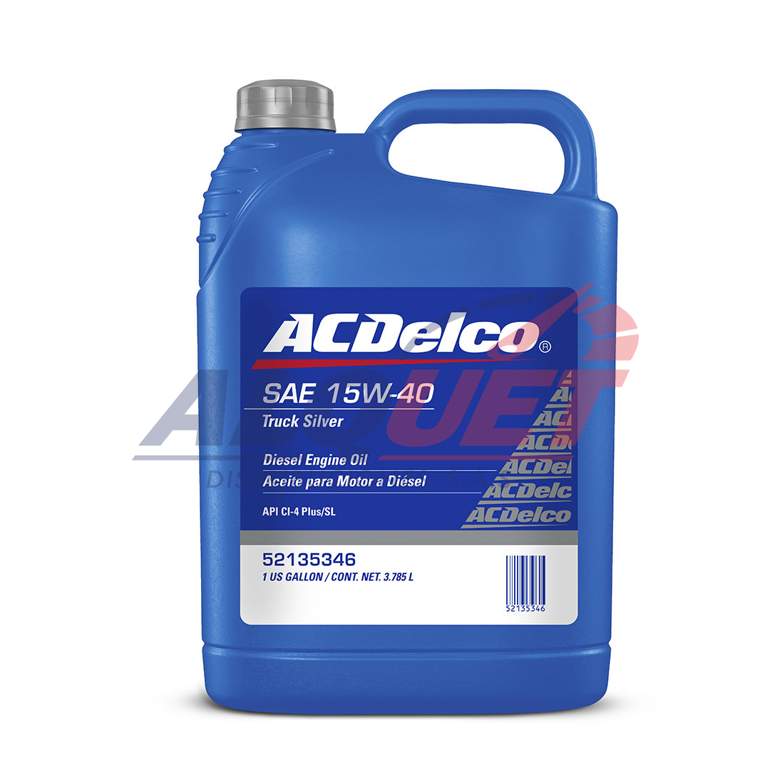 ACDELCO TRUCK SILVER SAE 15W40 CI-4 Plus Caja x 6 gal