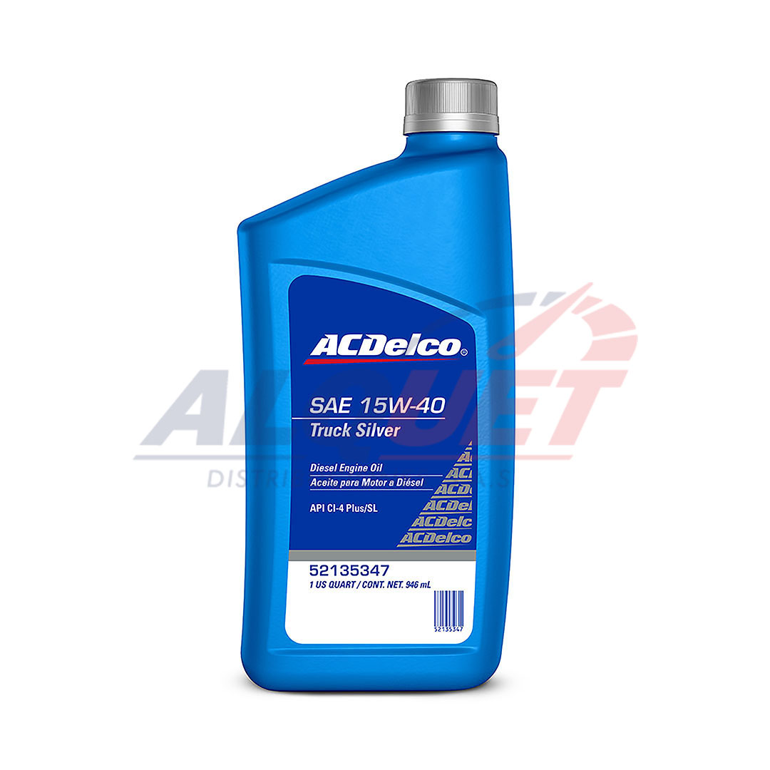 ACDELCO TRUCK SILVER SAE 15W40 CI-4 Plus Caja x 12 qt