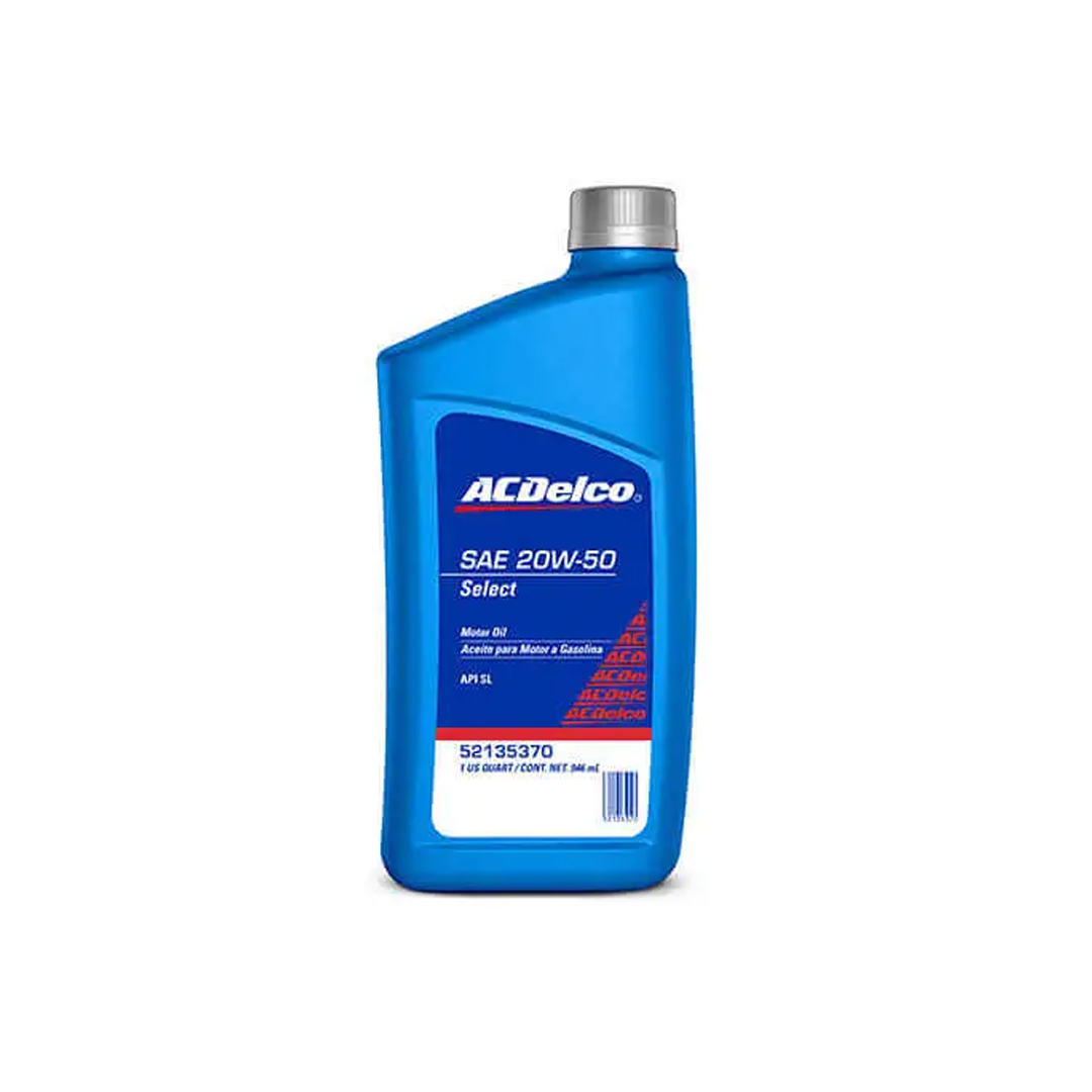 ACDELCO SELECT SAE 20W50 SL Caja x 12 qt