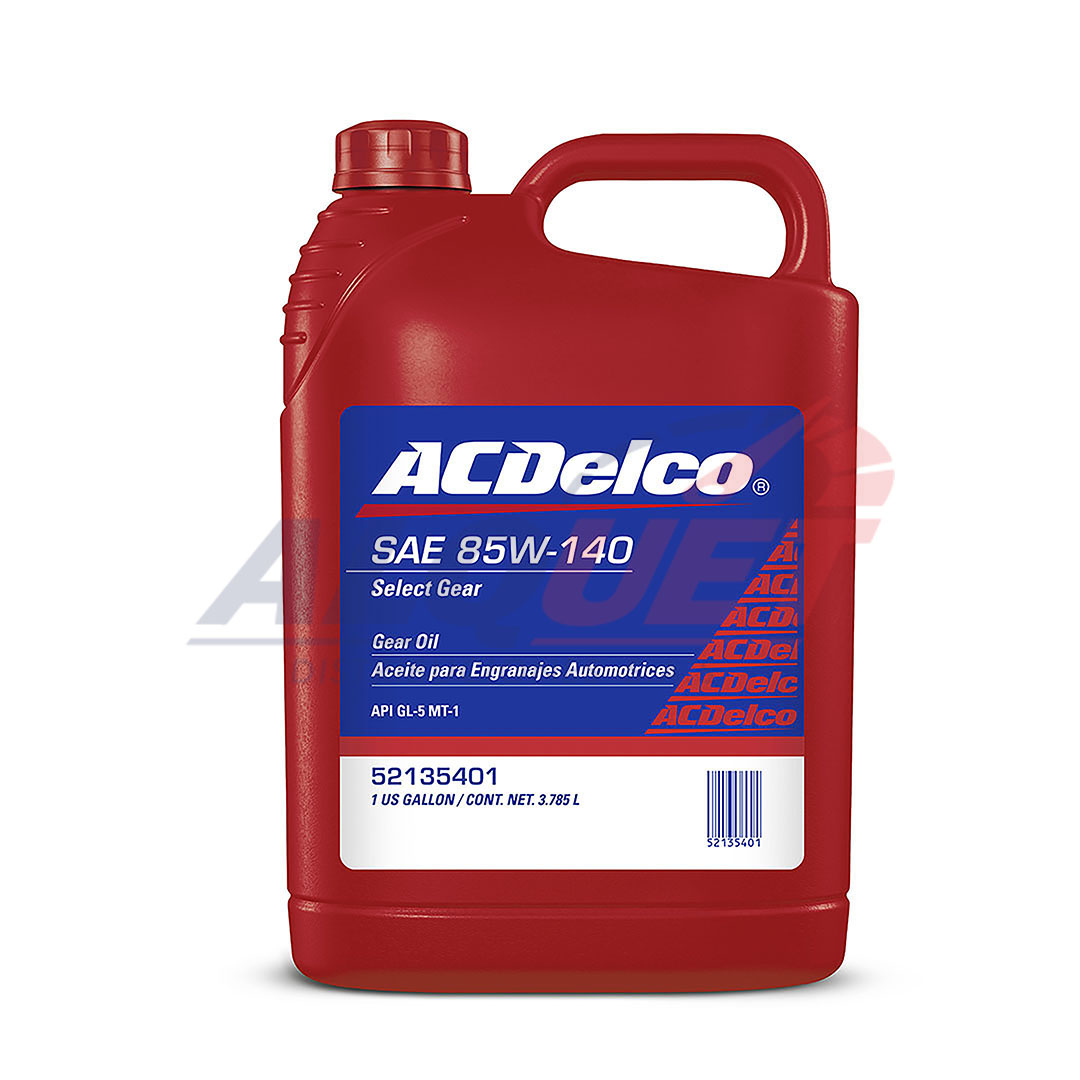 ACDELCO SELECT GEAR SAE 85W140 GL-5 Caja x 6 gal